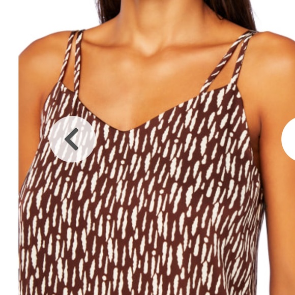 Printed Cami in Brown-Ivory - Picture 3 of 9